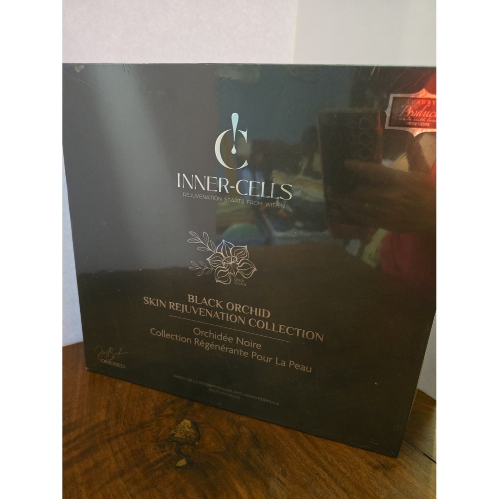Inner Cells Black Orchid Skin Rejuvenation Collection Skincare Set New